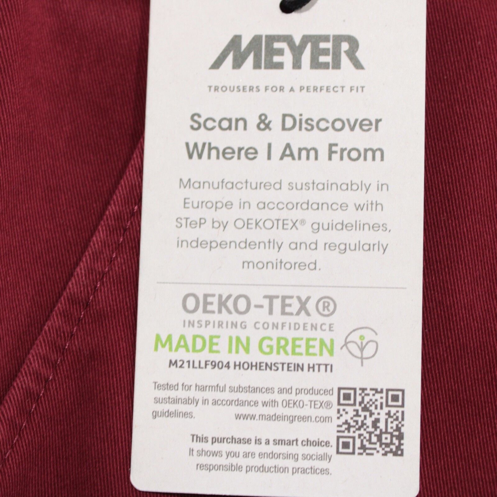 Other Meyer New with tags Chino Size 34 US In Red Size US 34 / EU 50 - 6 Thumbnail