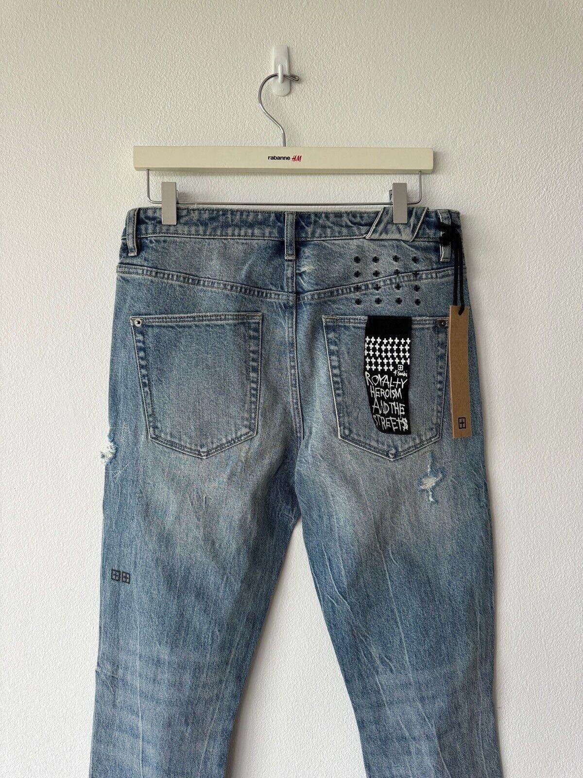 Ksubi Ksubi mens denim jean jeans chitch 32 blue big kat Size US 32 / EU 48 - 6 Thumbnail