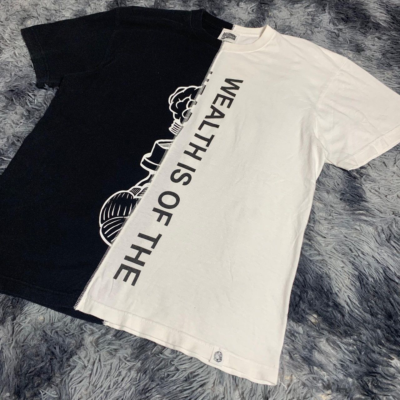 Billionaire Boys Club RARE Billionaire Boys Club Split Logo Tee Pharrell Nigo Size US L / EU 52-54 / 3 - 3 Thumbnail