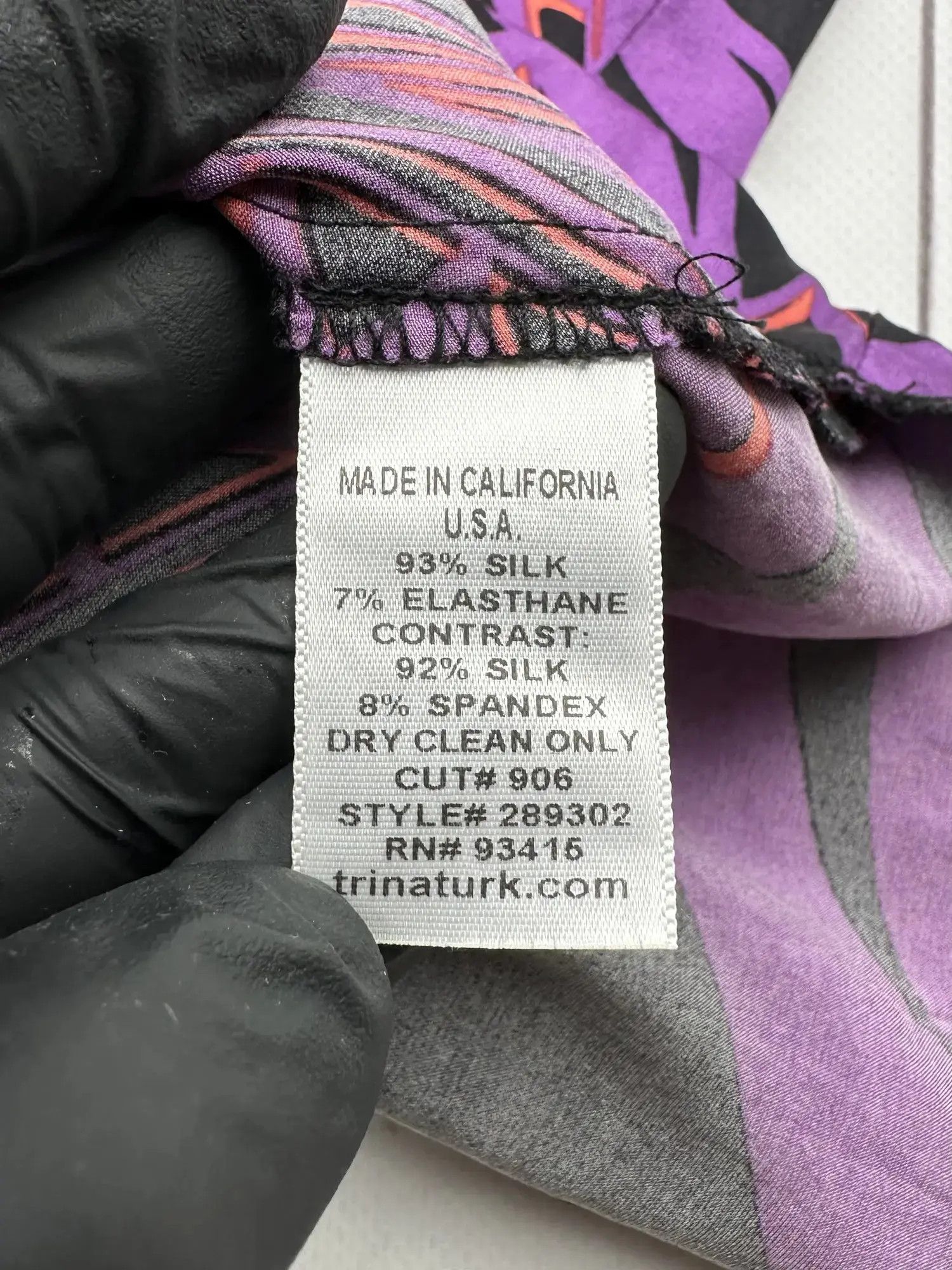 Trina Turk Trina Turk Silk Tank Top (B179) Size M / US 6-8 / IT 42-44 - 5 Thumbnail