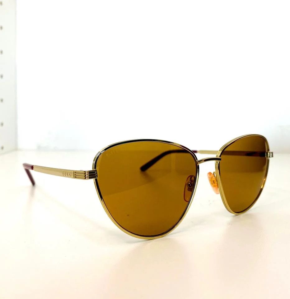 Gucci NEW GUCCI GG0803S-002-58 Gold Size ONE SIZE - 3 Thumbnail