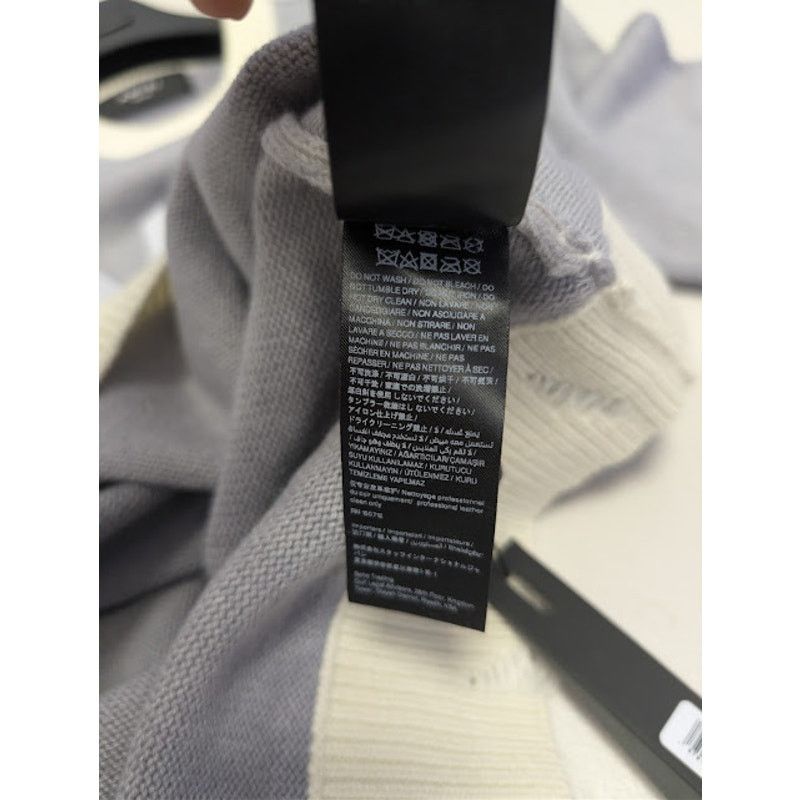 Amiri o1rshd1 Vintage Cashmere Crew Sweater in Grey Size US M / EU 48-50 / 2 - 18 Thumbnail