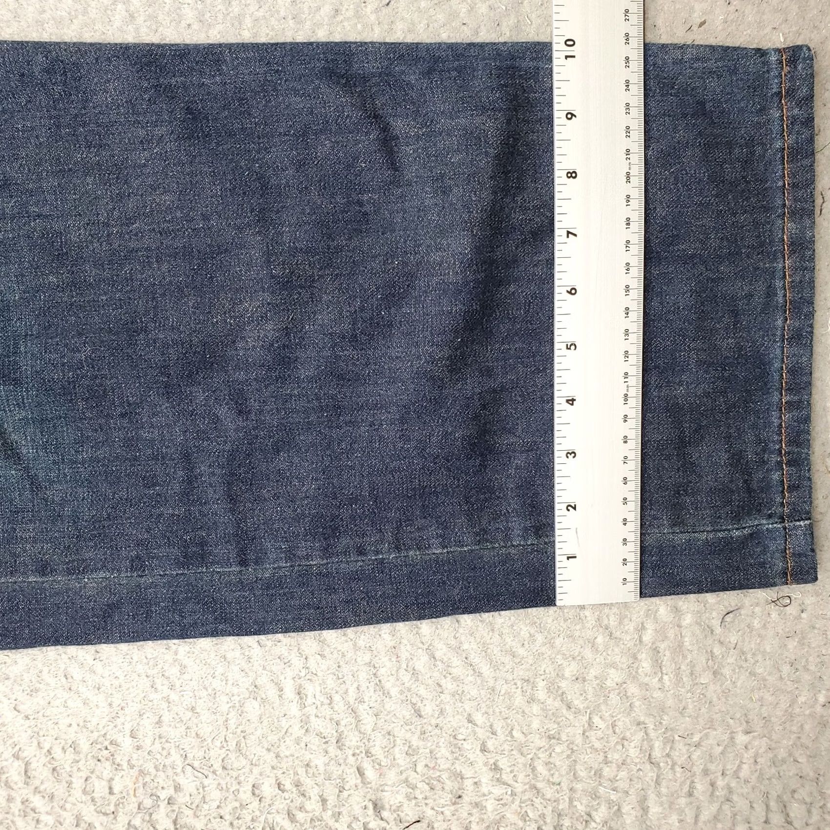 Levi's Levi's Jeans Mens 38x32 Blue Denim Dark Wash Relaxed Fit Wide Leg Red Tab Size US 38 / EU 54 - 5 Thumbnail
