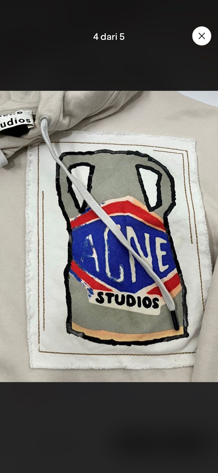 Acne Studios acne studio hoodie full patch Size US M / EU 48-50 / 2 - 4 Thumbnail