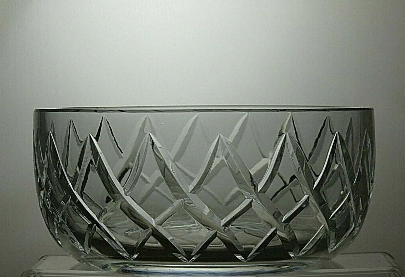 The Unbranded Brand Cut Glass Lead Crystal Fruit Salad Serving Bowl 3 3/4" Size ONE SIZE - 3 Thumbnail