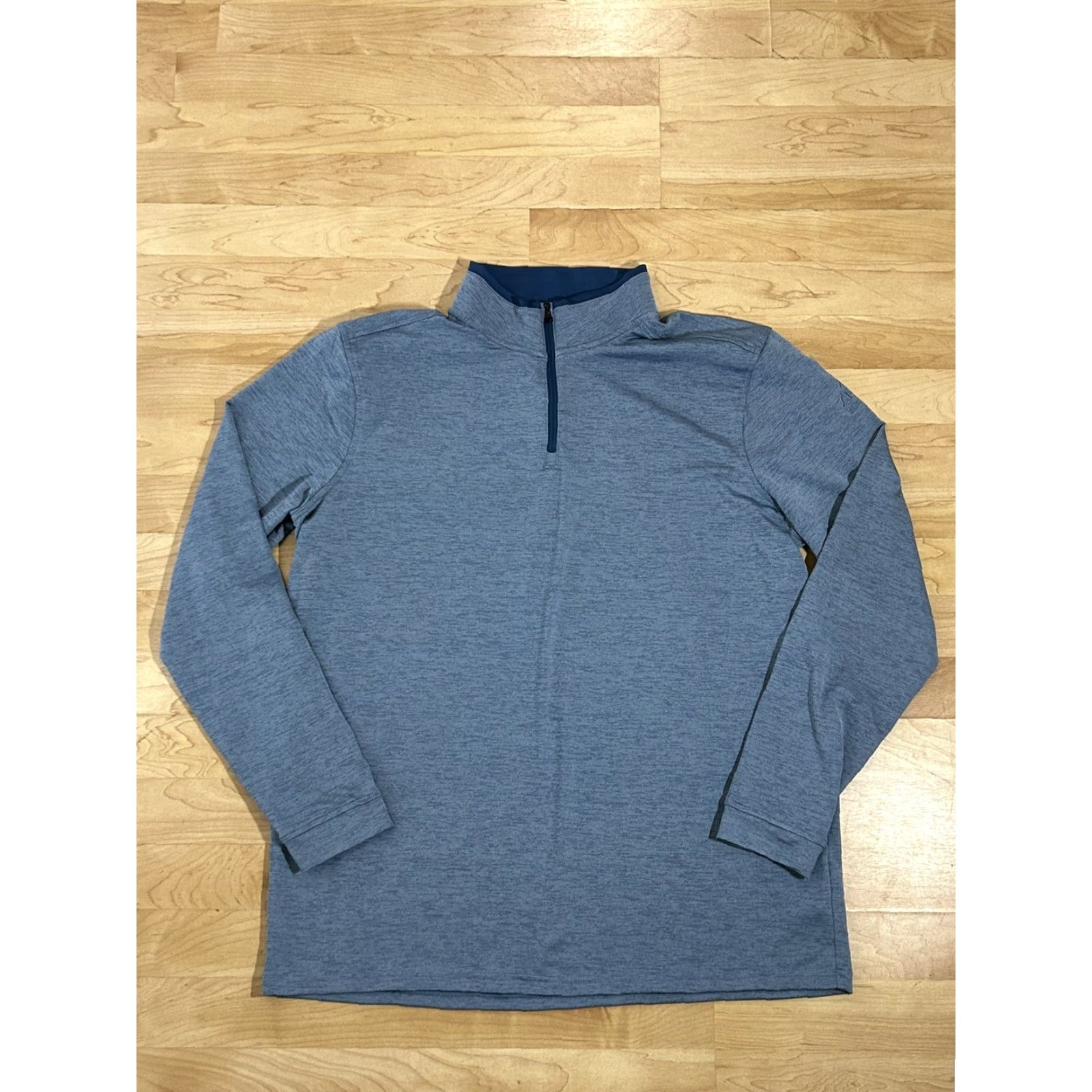 Under Armour Under Armour 1/4 Zip Golf Jacket Pullover Blue Mens XL Shirt Sweater Long Sleeve Polyester Spandex Size US XL / EU 56 / 4 - 2 Thumbnail