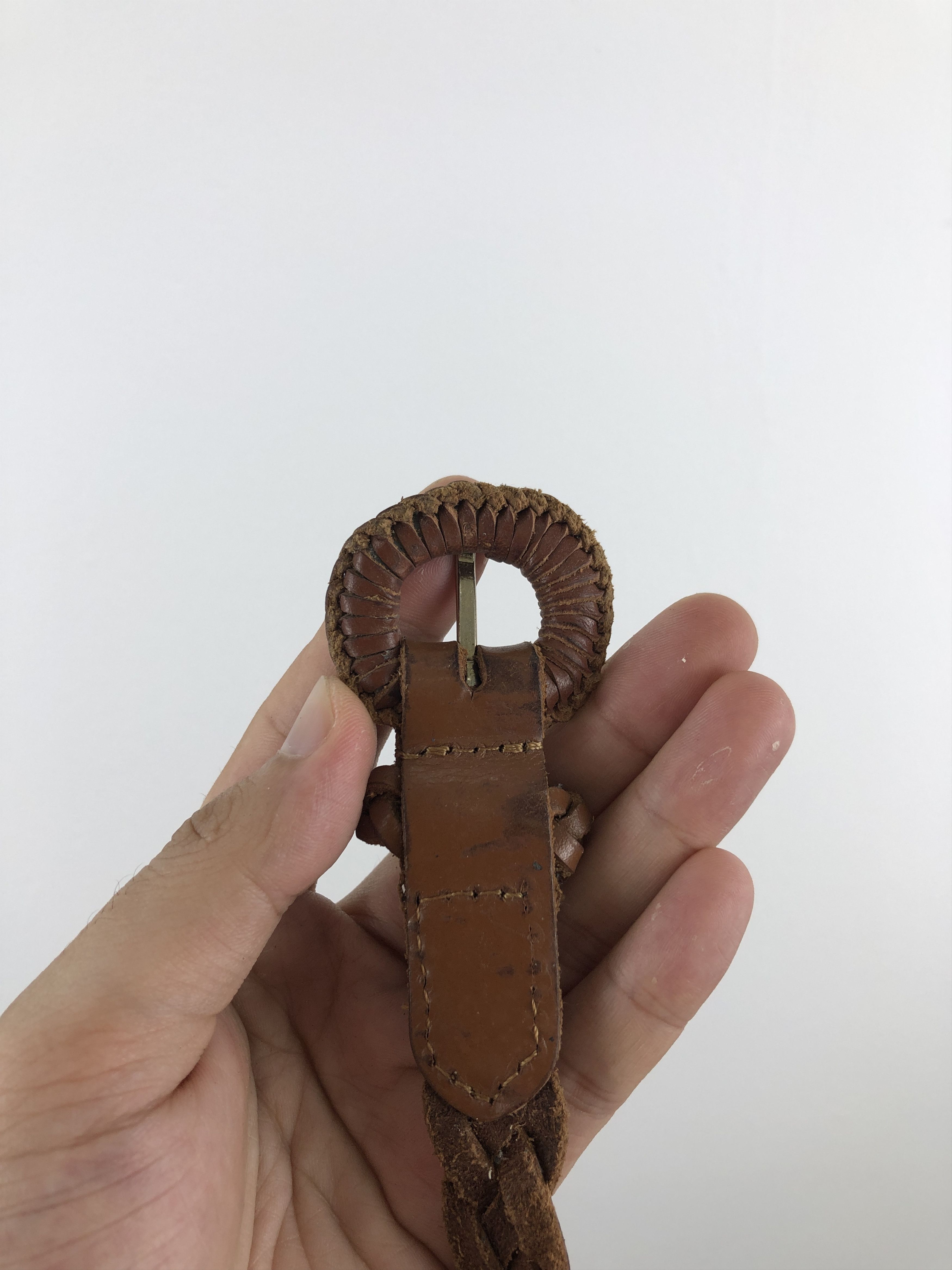 Japanese Brand × Vintage Vintage 70s Japanese Brand Braided Women Belt B0006 Size ONE SIZE - 4 Thumbnail