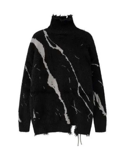 Japanese Brand Turtleneck Distressed Knitted Sweater Size US L / EU 52-54 / 3 - 5 Thumbnail
