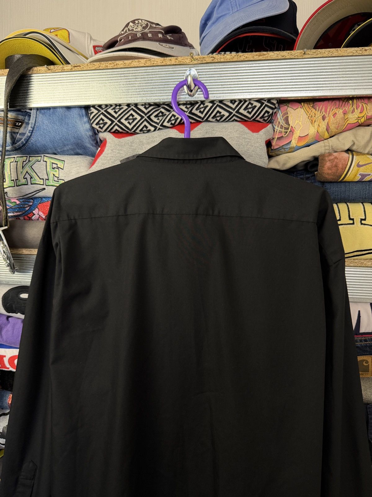 Vintage YSL Logo Black Casual Y2K Shirt Size US XL / EU 56 / 4 - 4 Thumbnail