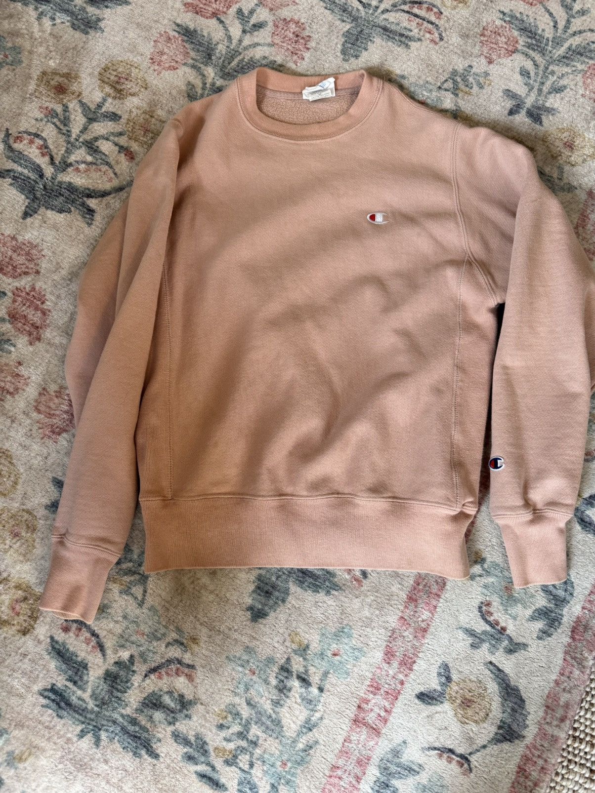 Champion Champion Pink Crewneck Size US S / EU 44-46 / 1 - 1 Thumbnail
