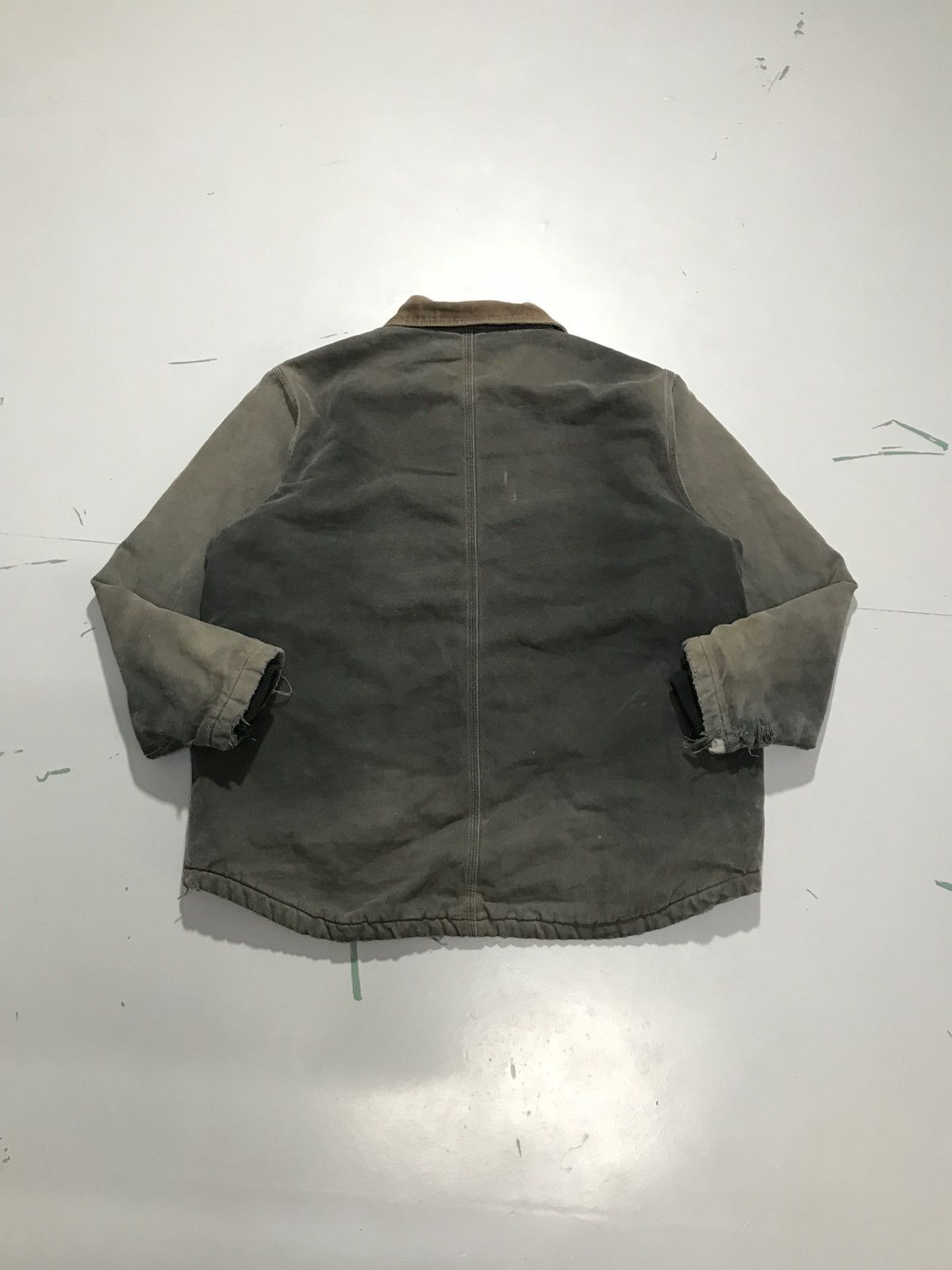 Dickies Vintage dickies damaged sun fade denim jacket Size US L / EU 52-54 / 3 - 2 Thumbnail