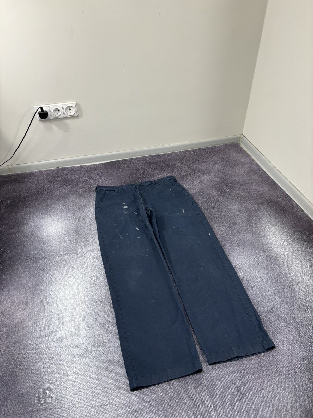 Carhartt Vintage Carhartt Y2K Skate Navy Baggy Blended Twill Pants Size US 38 / EU 54 - 11 Thumbnail