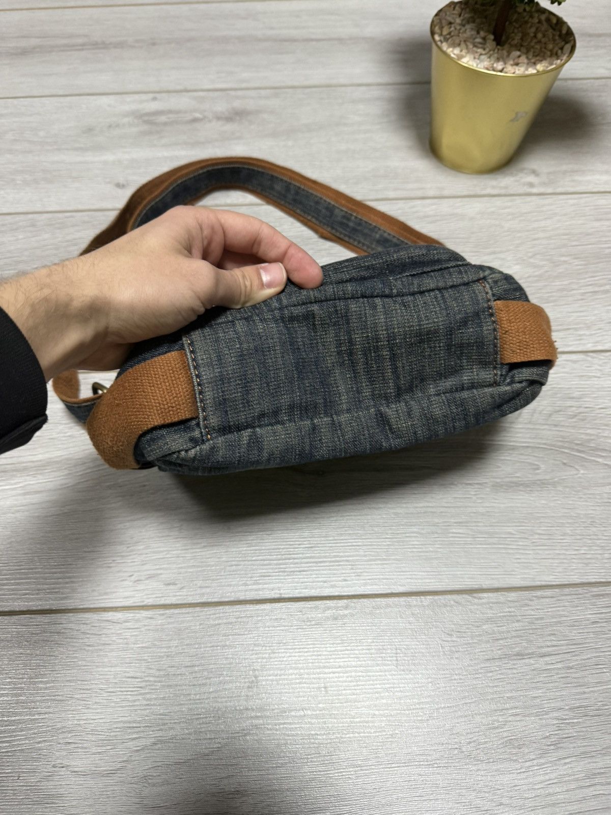 Miss Sixty Miss 60 sixty denim jacket shoulder crossbody big logo Size ONE SIZE - 7 Thumbnail