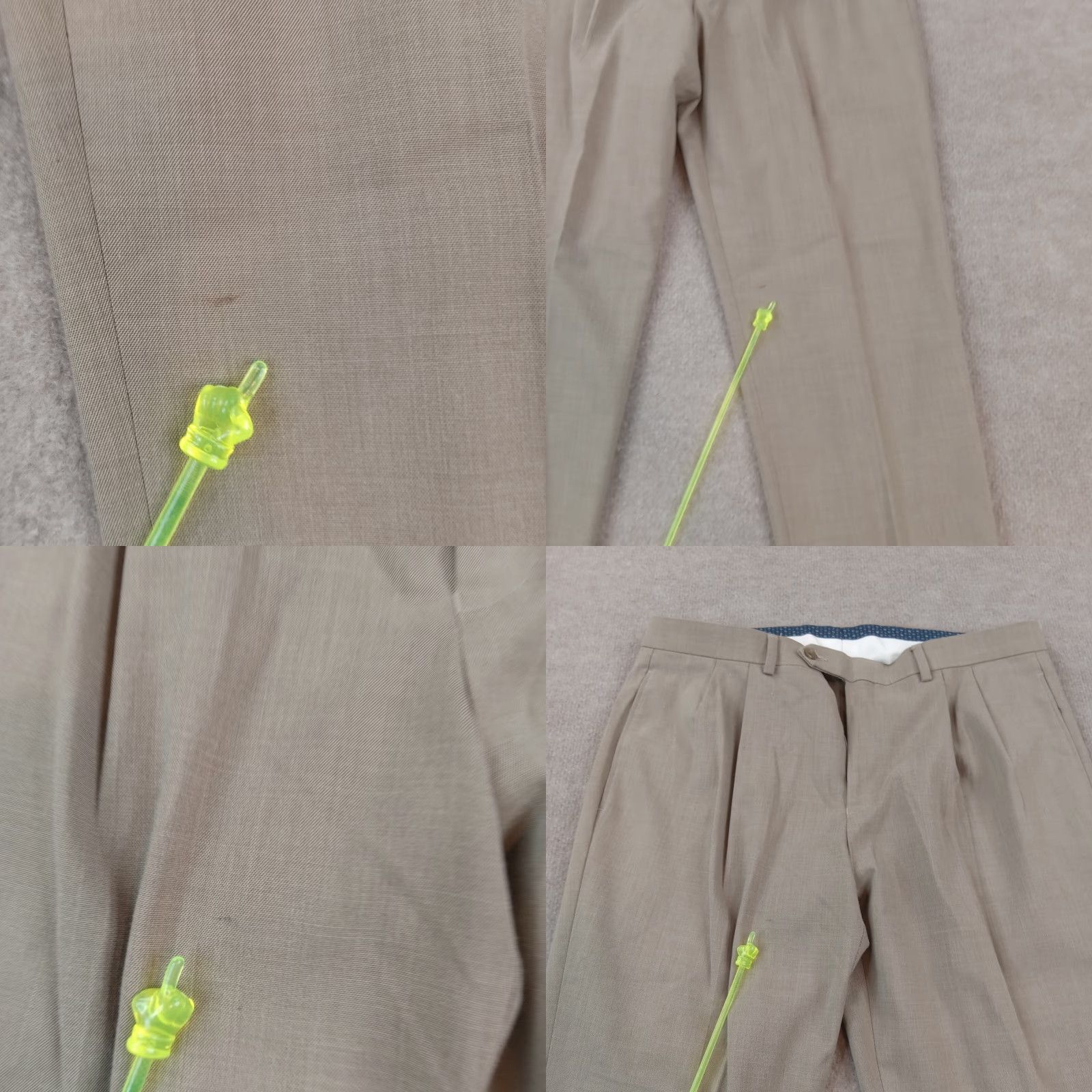 Ralph Lauren Lauren Ralph Lauren Mens 34x30 Brown Stretch Straight Dress Pants Size US 36 / EU 52 - 8 Thumbnail