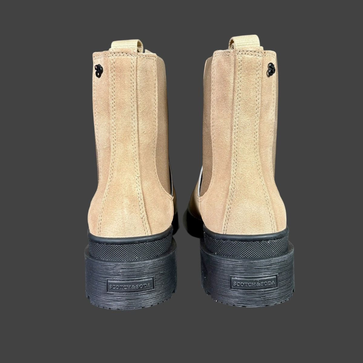 Scotch & Soda Scotch & Soda Aubri Beige Black Women’s Suede Boots Sz 7.5-8 Size US 7.5 / IT 37.5 - 4 Thumbnail