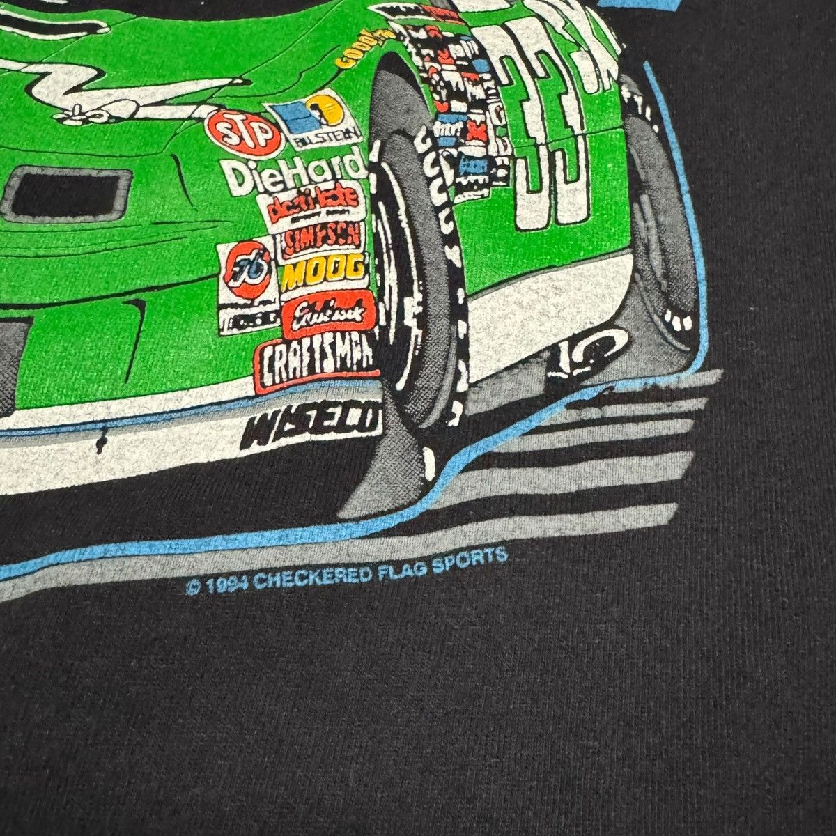 Tultex 90s Tultex Harry Gant NASCAR Black Shirt Men's XL Size US XL / EU 56 / 4 - 3 Thumbnail