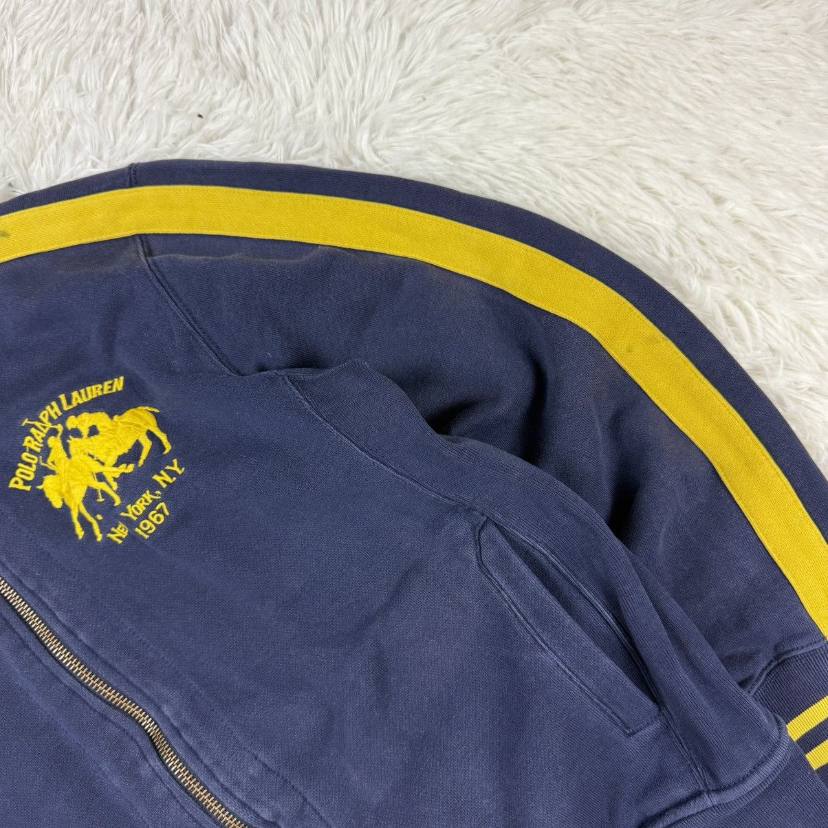 RRL Ralph Lauren Polo Ralph Lauren Club Vintage Zip Hoodie L 00S Streetwear Size US L / EU 52-54 / 3 - 3 Thumbnail