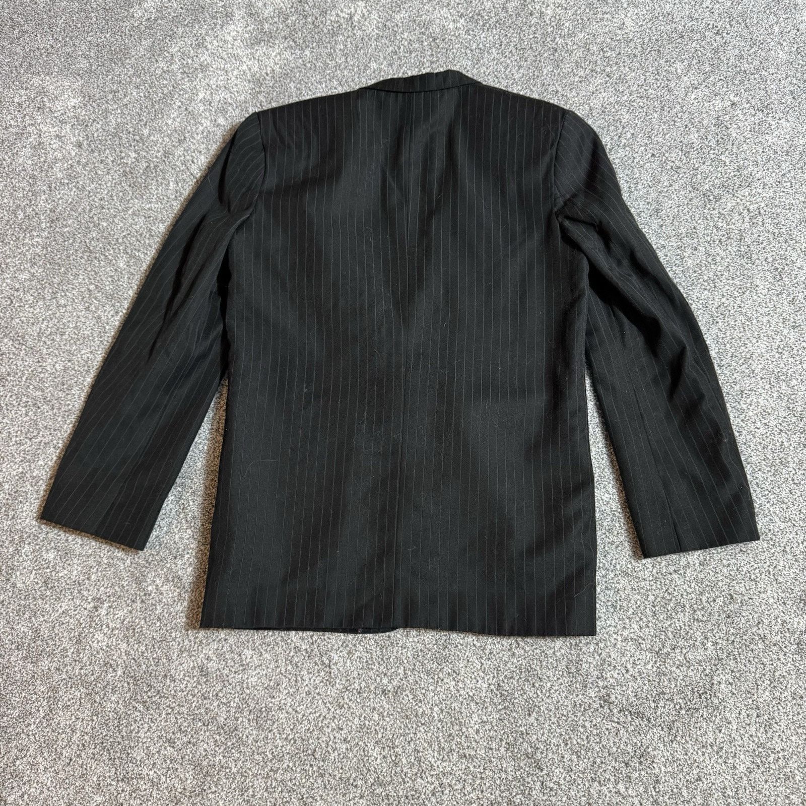 Chaps Chaps Pinstripe Suit Coat Womens 16 Dark Academia Preppy Size XXL / US 16-18 / IT 52-54 - 9 Thumbnail