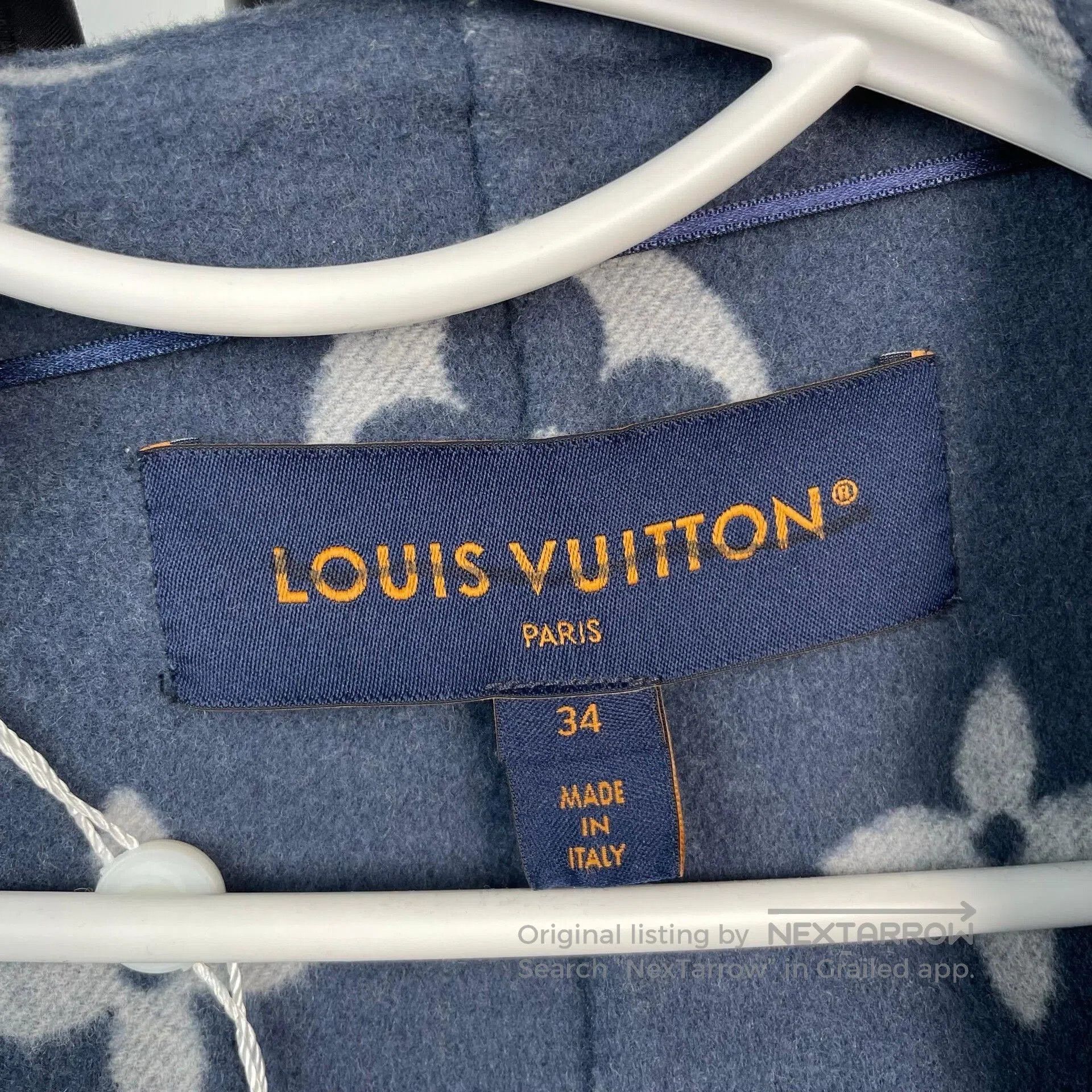 Louis Vuitton Louis Vuitton Blue Monogram Short Coat. Size XXS / US 00 / IT 34 - 7 Thumbnail