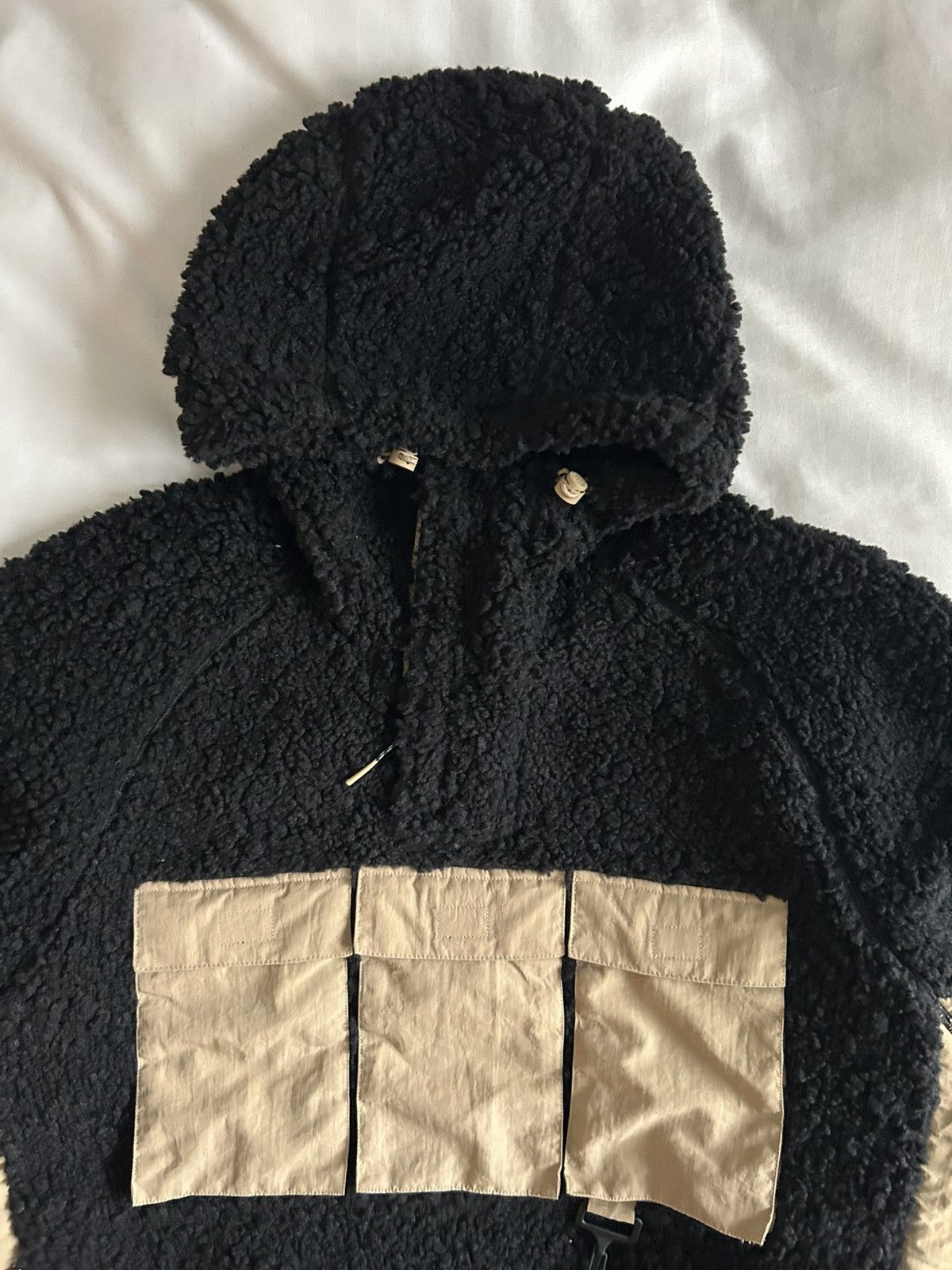 Reese Cooper Reese Cooper Sherpa Fleece Anorak Hood Outdoor Supply Black Size US M / EU 48-50 / 2 - 3 Thumbnail