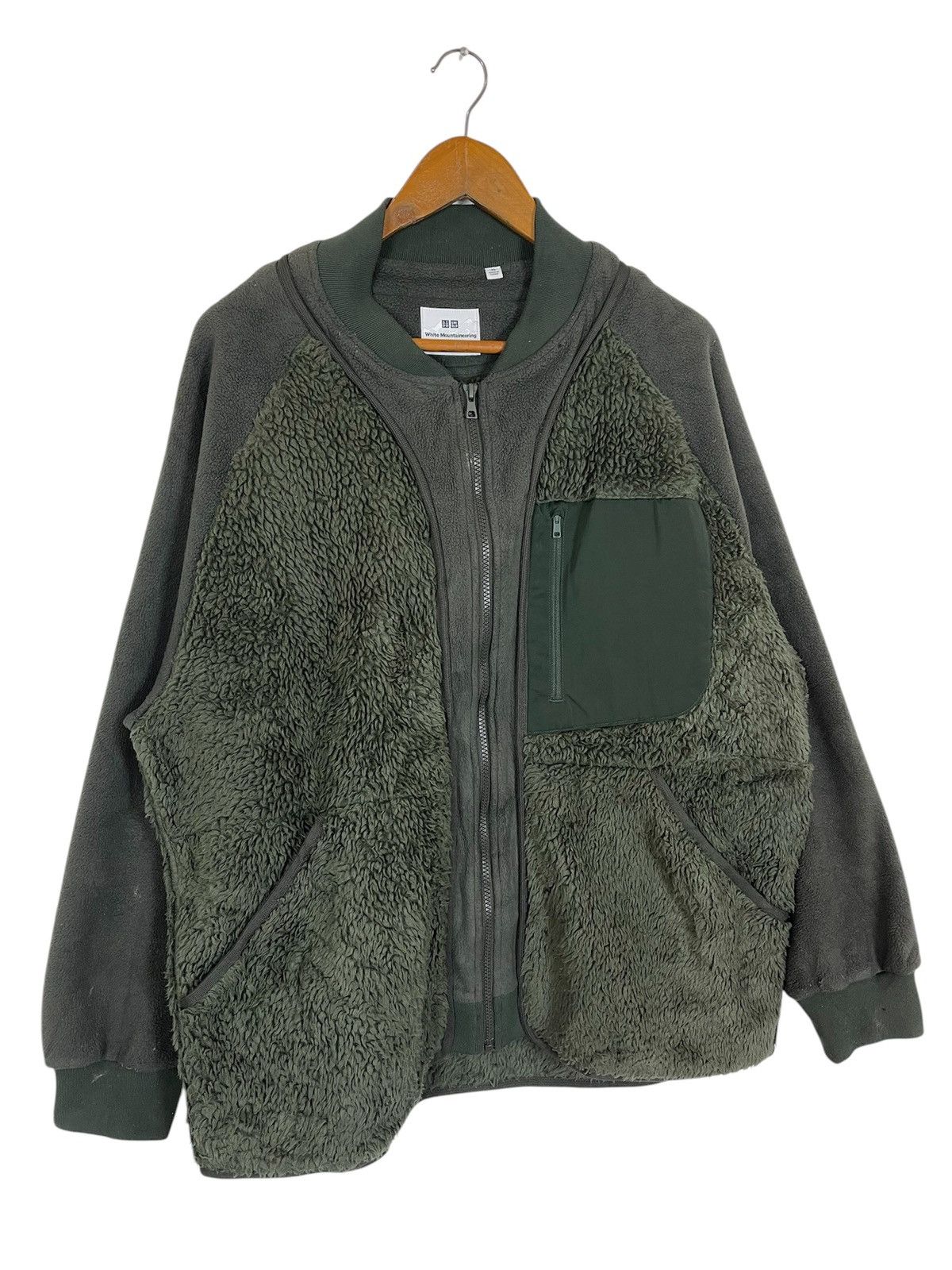 Uniqlo × White Mountaineering WHITE MOUNTAINEERING UNIQLO DEEP PILE SHERPA JACKET Size US XL / EU 56 / 4 - 4 Thumbnail