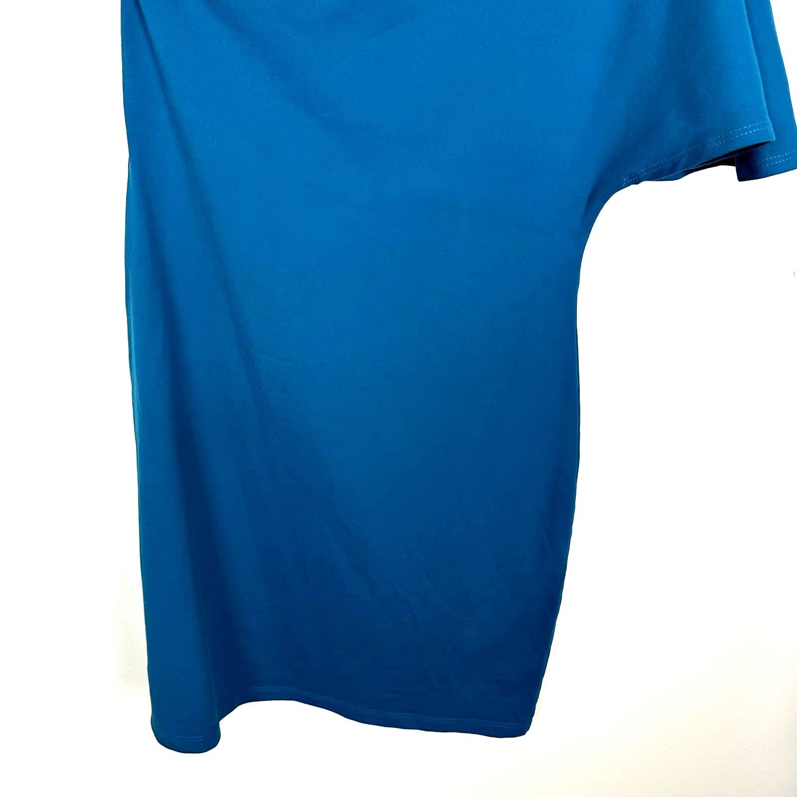 Susana Monaco Susana Monaco One Shoulder A-Line Mini Blue Cocktail Dress S Size S / US 4 / IT 40 - 6 Thumbnail