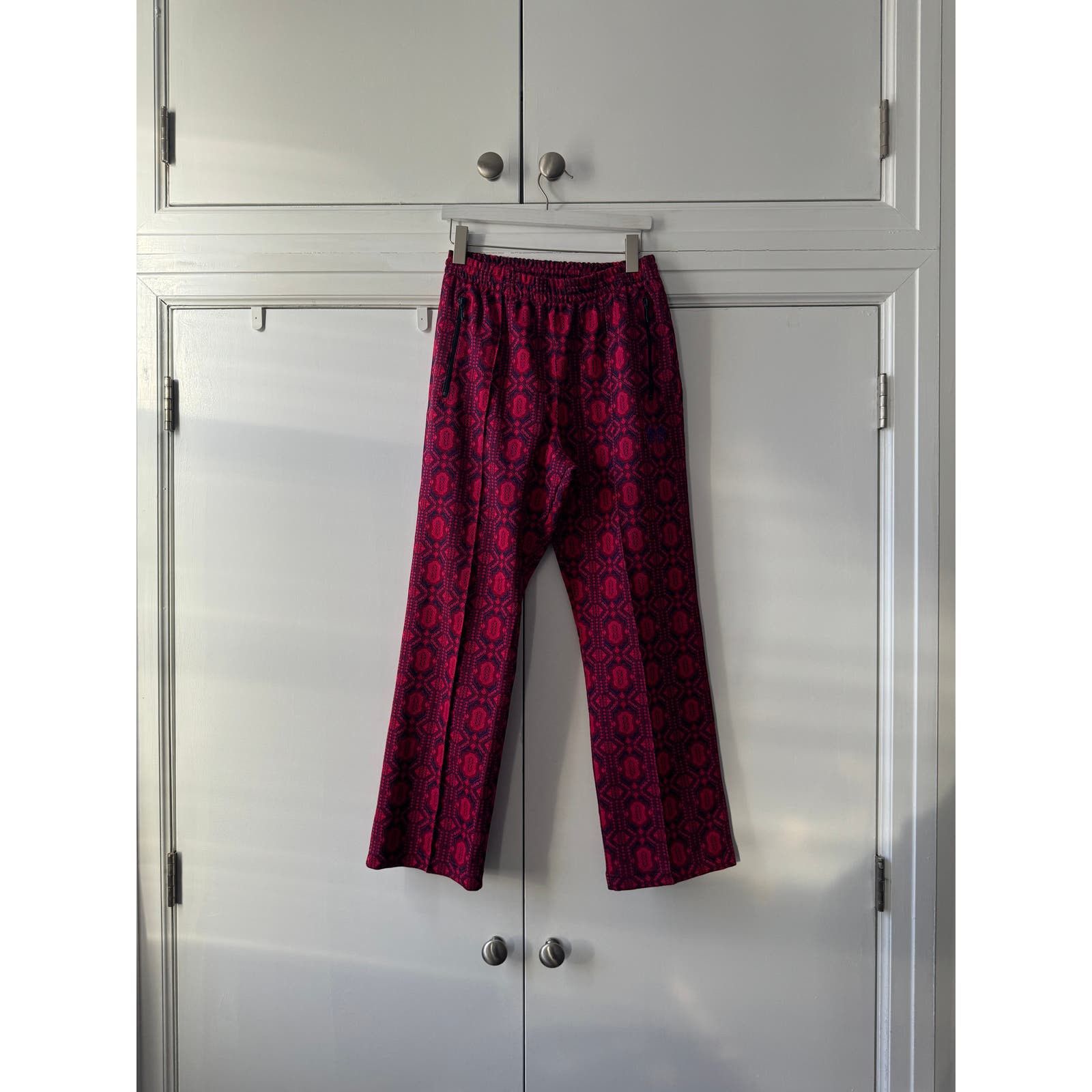 Image of Needles Gem Track Pants in Red, Men's (Size 34)