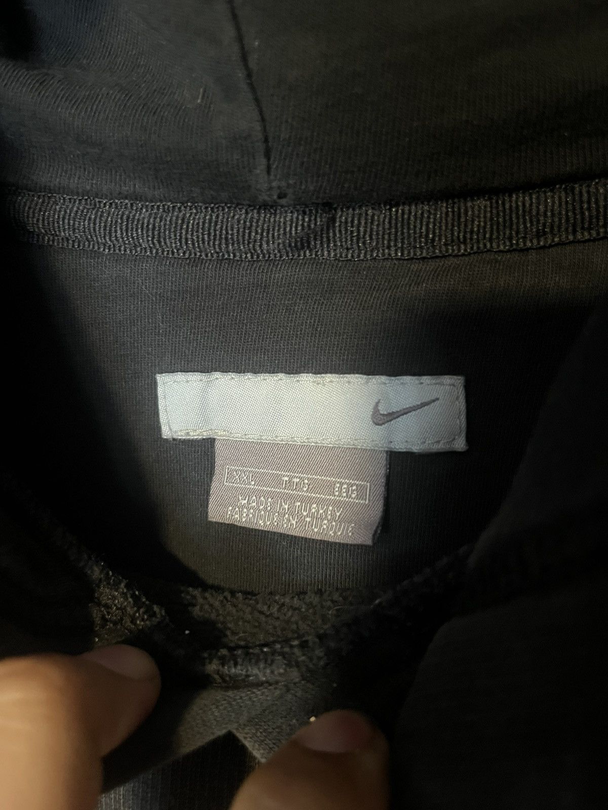 Nike Vintage Thrashed Y2K Nike Splatter skater Grunge hoodie Size US XXL / EU 58 / 5 - 5 Thumbnail