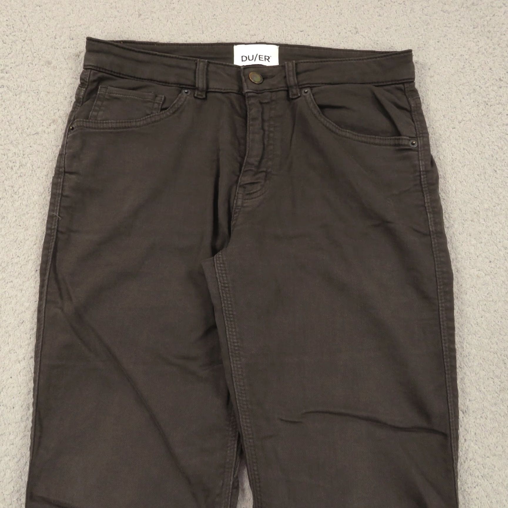 Vintage DU/ER Pants Womens Slim Straight 28x32 Travel Casual Workwear Size 28" / US 6 / IT 42 - 5 Thumbnail