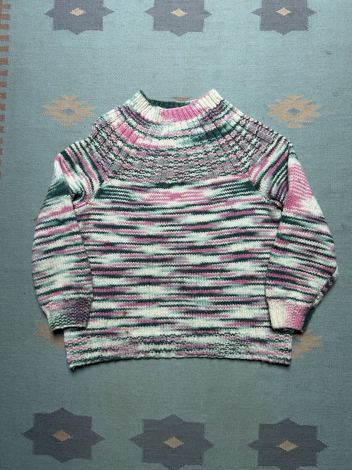 Vintage Vintage acrylic crochet knit sweater handmade? women’s L Size L / US 10 / IT 46 - 5 Thumbnail