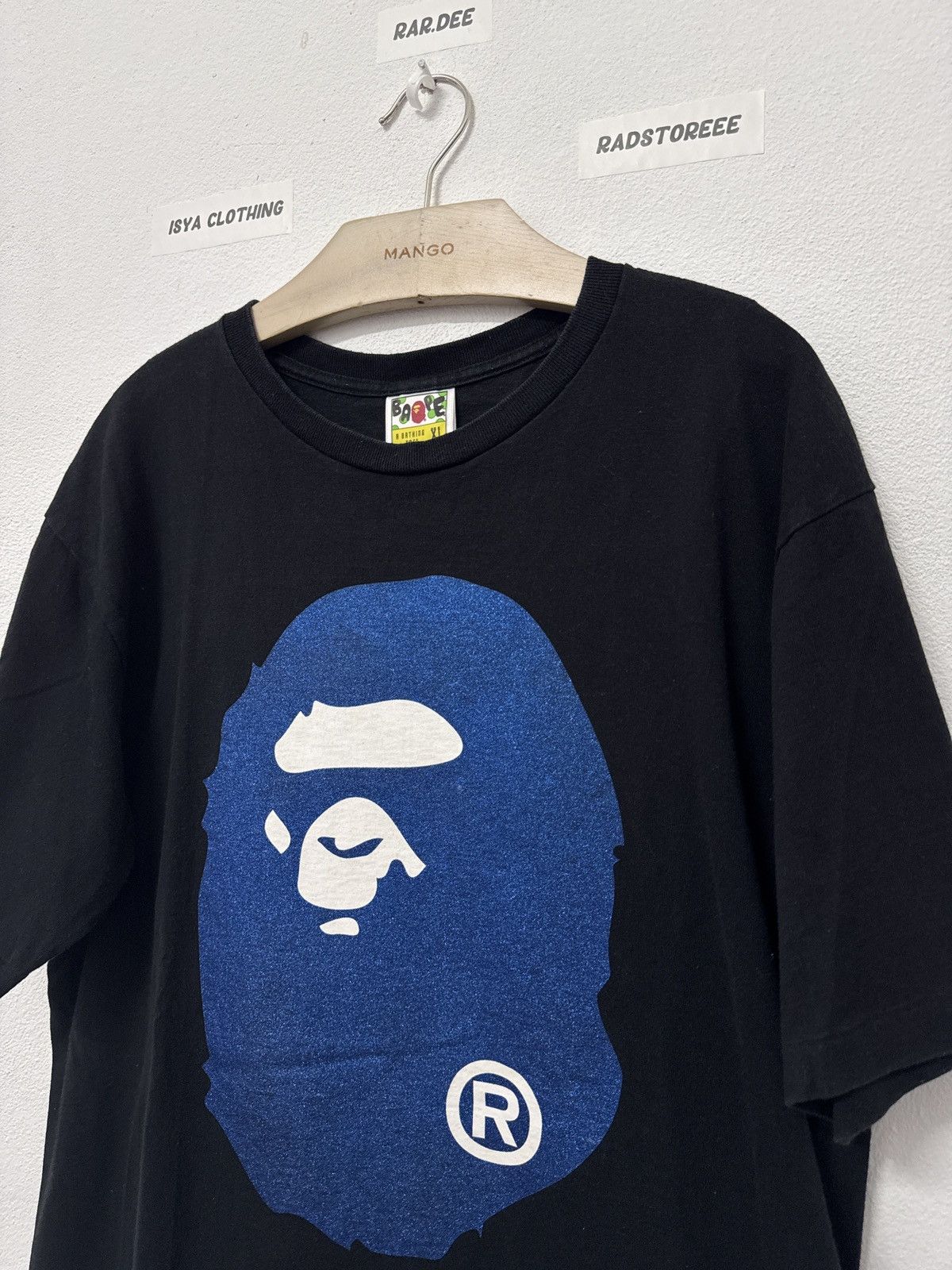 Bape A Bathing Ape Mirror Glittering Big Head Tee Size US XL / EU 56 / 4 - 3 Thumbnail