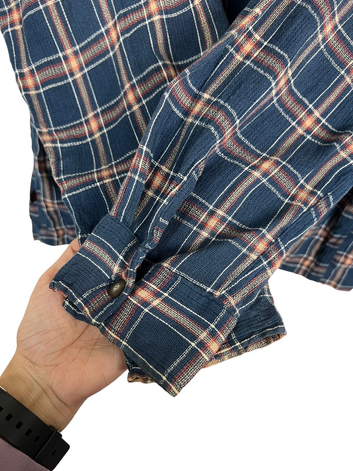 Vans 🔥90s VINTAGE VANS CHECK ZIPPER SHIRT JACKET Size US L / EU 52-54 / 3 - 12 Thumbnail