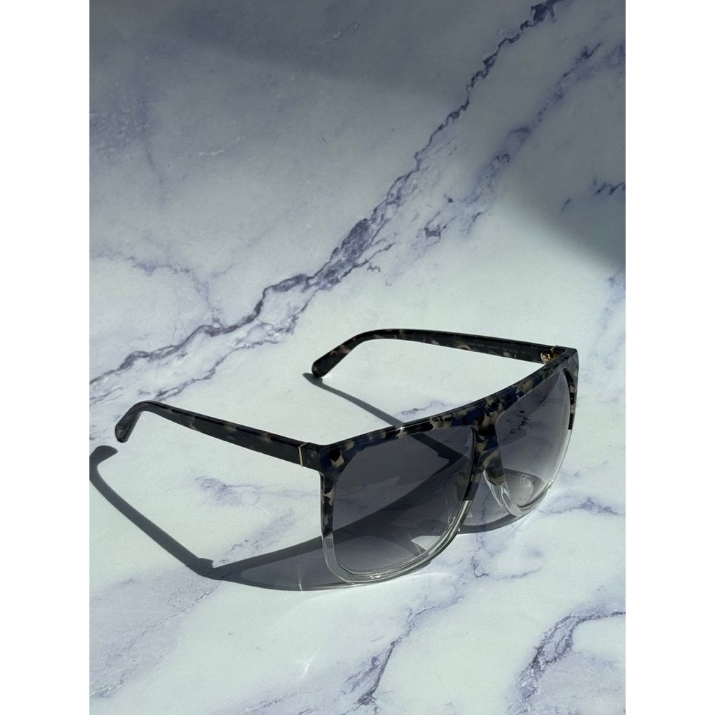 Loewe NEW Loewe LW40001F Filipa Sunglasses in Grey Blue Havana Size ONE SIZE - 5 Thumbnail