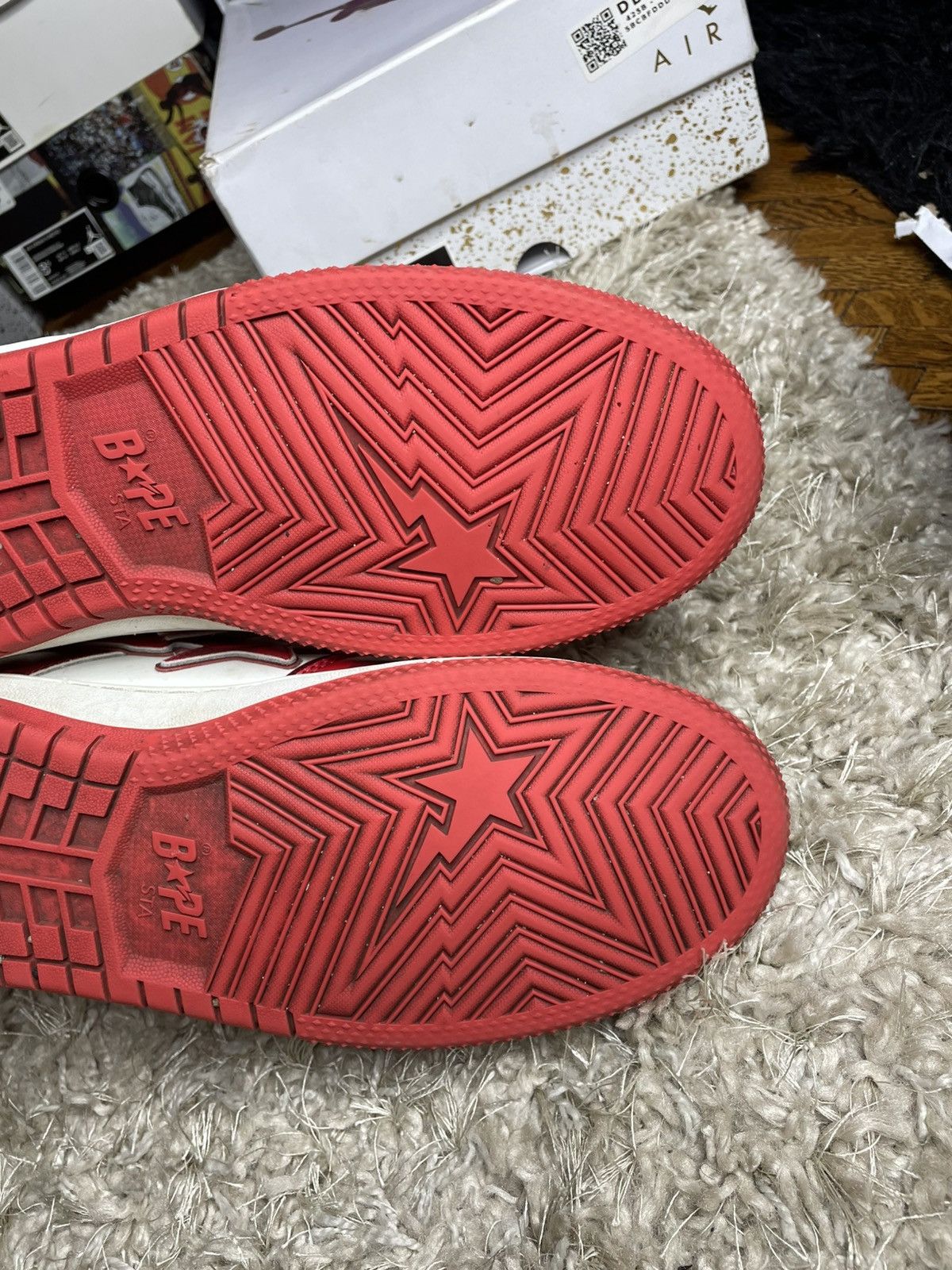 Bape Bape S8 Sta #1 M2 Red Size US 11 / EU 44 - 12 Thumbnail