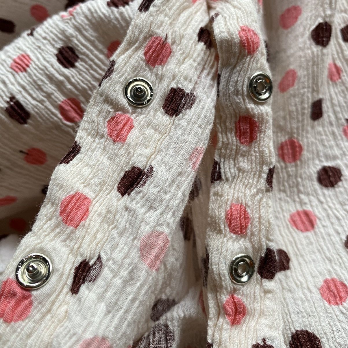 Tsumori Chisato Tsumori Chisato Pink Red Polka Dot Long Sleeve Shirt Size XS / US 0-2 / IT 36-38 - 14 Thumbnail