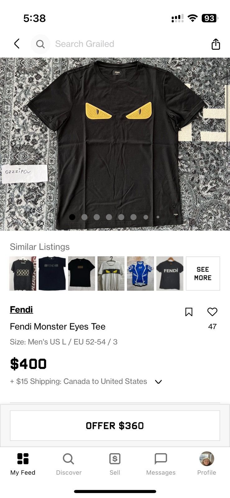 Fendi Fendi monster eyes T Size M / US 6-8 / IT 42-44 - 6 Thumbnail