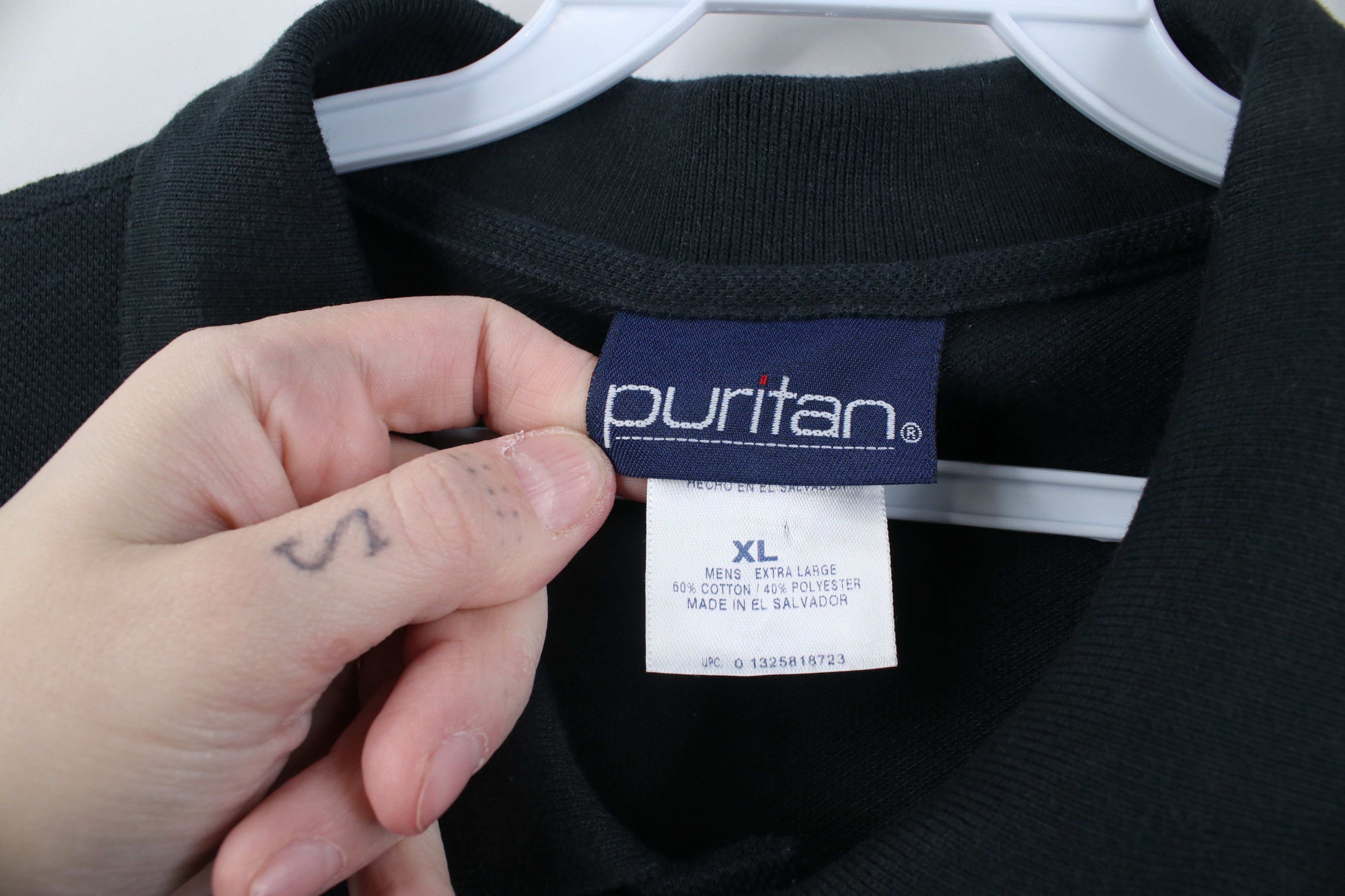 Vintage Vintage 90s Streetwear Pique Knit Golf Polo Shirt Black Size US XL / EU 56 / 4 - 7 Thumbnail