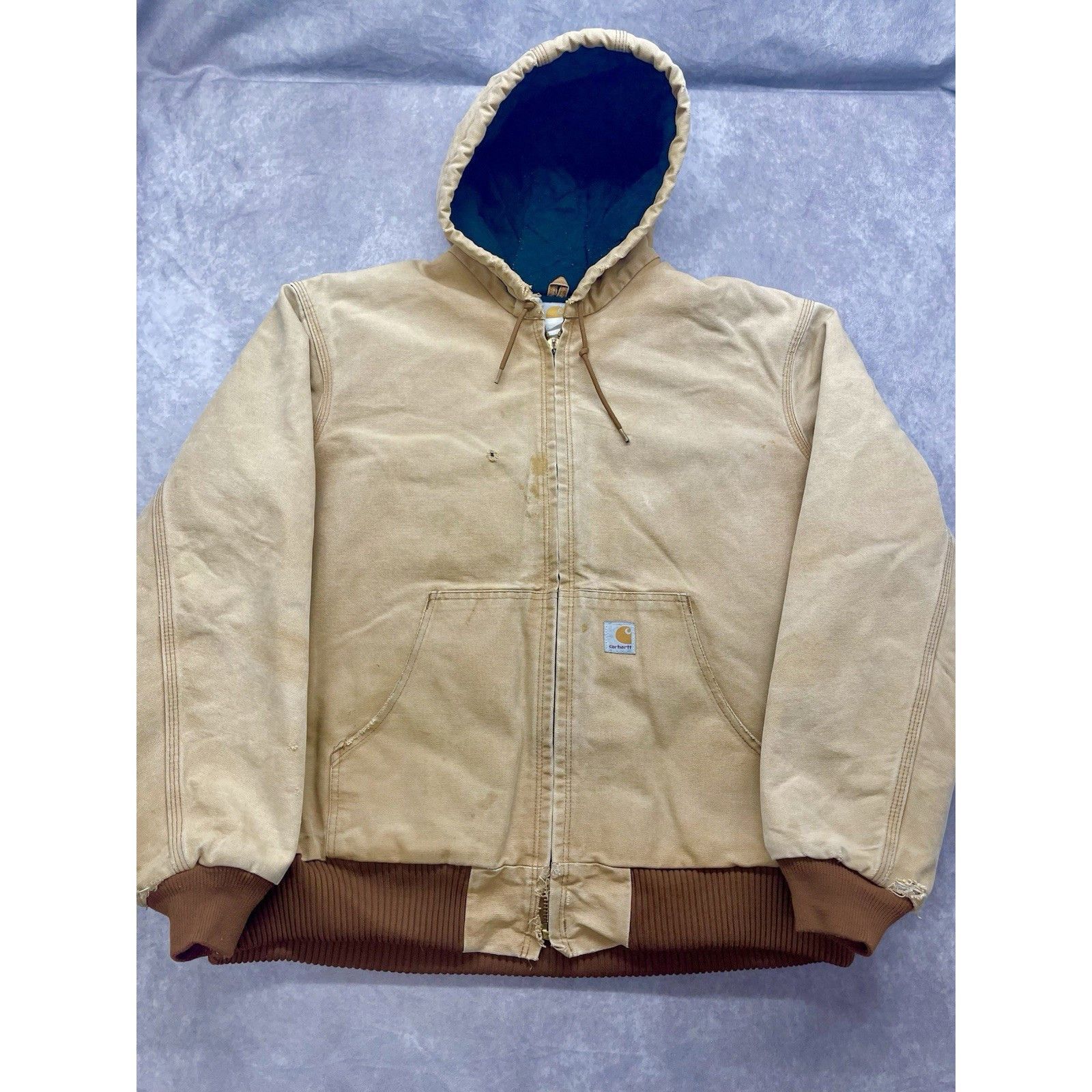 Carhartt Vintage Carhartt J130 Distressed Active Jac Tumbleweed Canva Size US XL / EU 56 / 4 - 2 Thumbnail