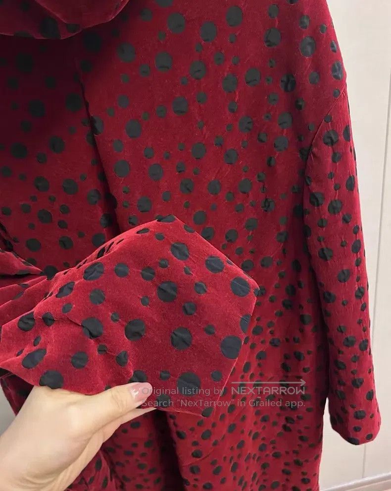 Comme des Garcons Comme des Garcons Velvet Polka Dot Dress Size S / US 4 / IT 40 - 6 Thumbnail