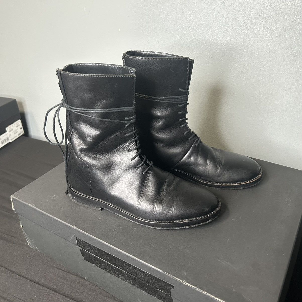 Ann Demeulemeester Ann Demeulemeester - Lace Up Oxford Boots Size US 5 / IT 35 - 4 Thumbnail