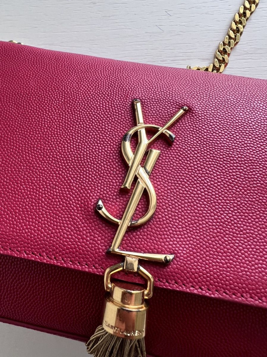 Saint Laurent Paris Yves Saint Laurent Kate Shoulder Bag Crossbody Purse Size ONE SIZE - 4 Thumbnail