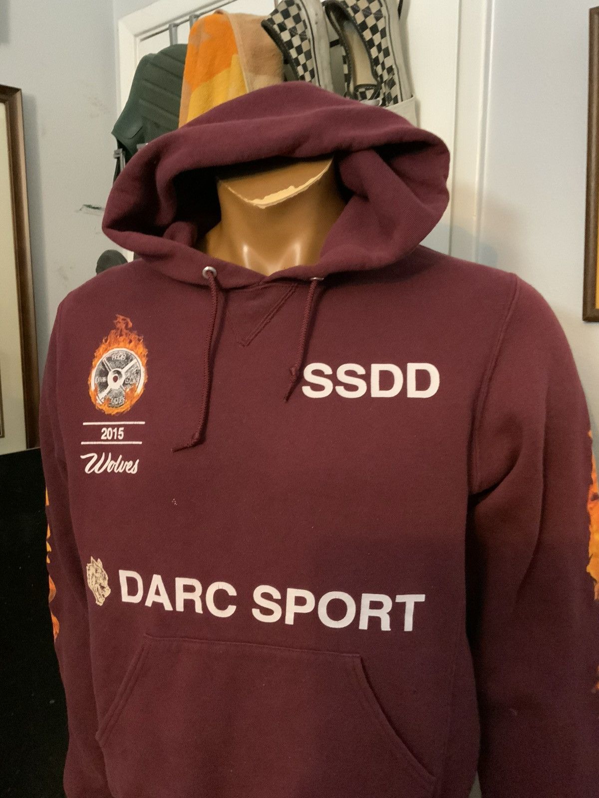 Darc Sport × Russell Athletic Darc Sport Russell Athletic SSDD Flames Wolves Hoodie Size US M / EU 48-50 / 2 - 14 Thumbnail
