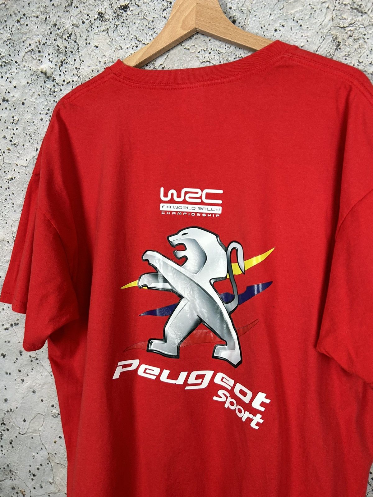 Vintage Vintage Peugeot Sport WRC Racing Graphic Tee 00s Y2K Rare Size US XXL / EU 58 / 5 - 2 Thumbnail