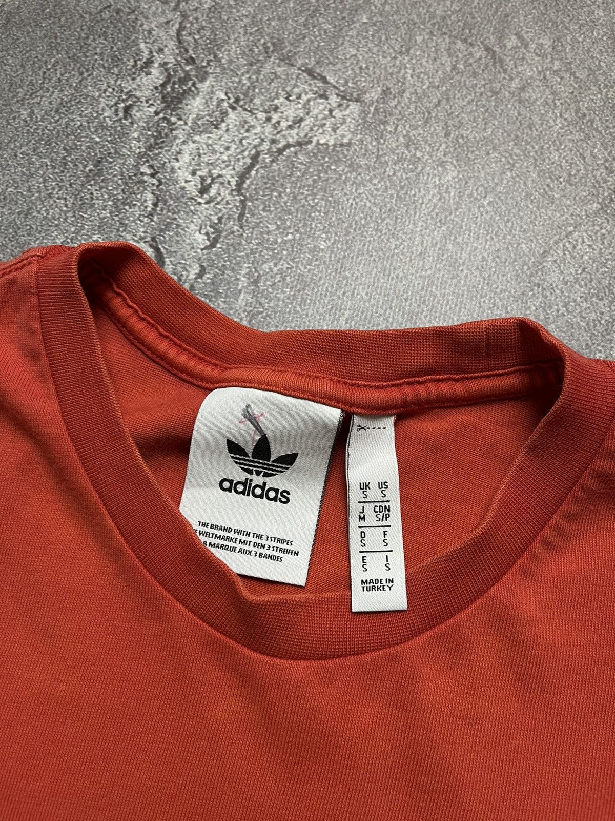 Adidas Vintage Adidas Big Logo Side Stripe Tee Shirt Big Logo S Size US S / EU 44-46 / 1 - 10 Thumbnail