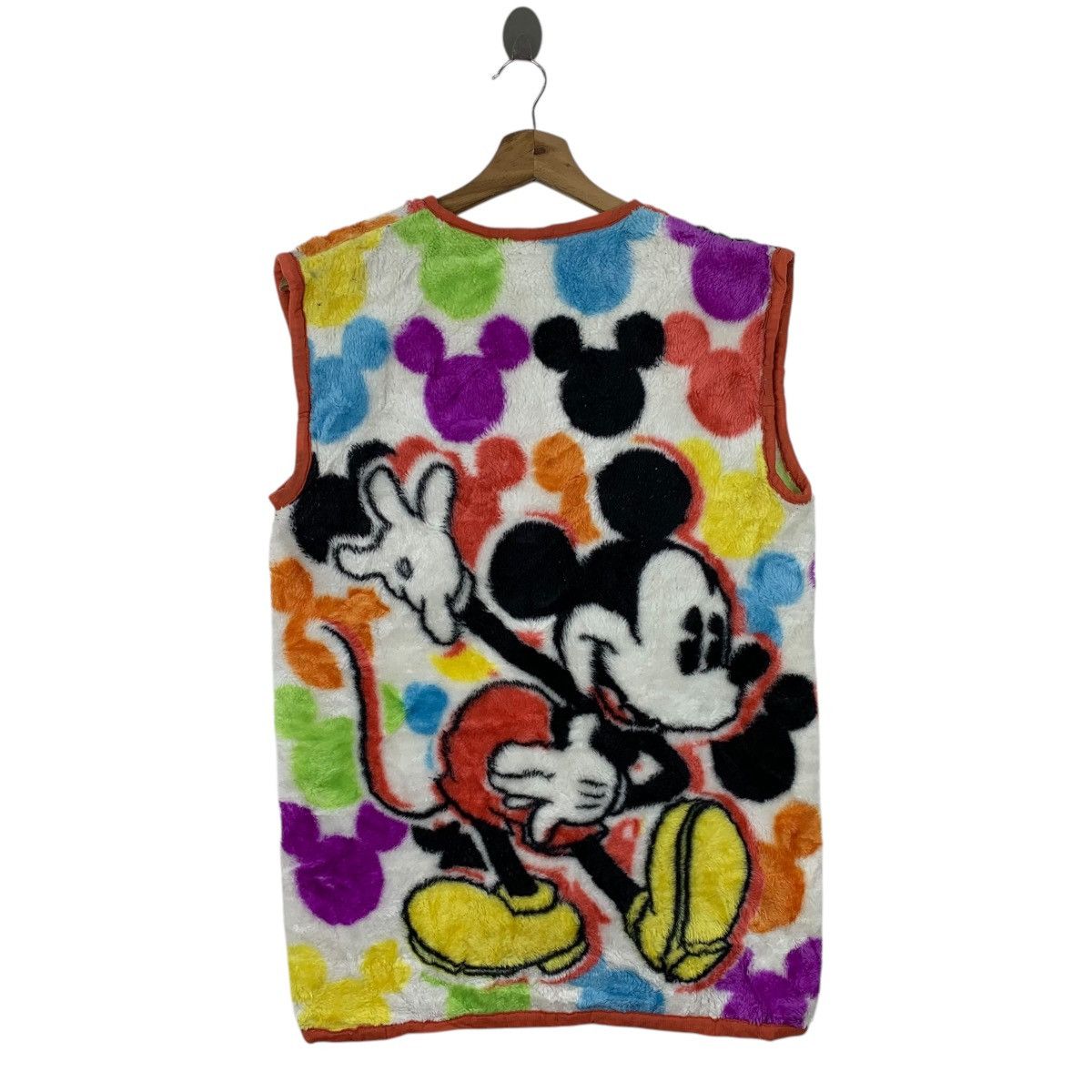 Disney × Mickey Mouse MICKEY MOUSE Disney Cartoon Fullprint Vest Jacket Sleeveless Size S / US 4 / IT 40 - 2 Thumbnail