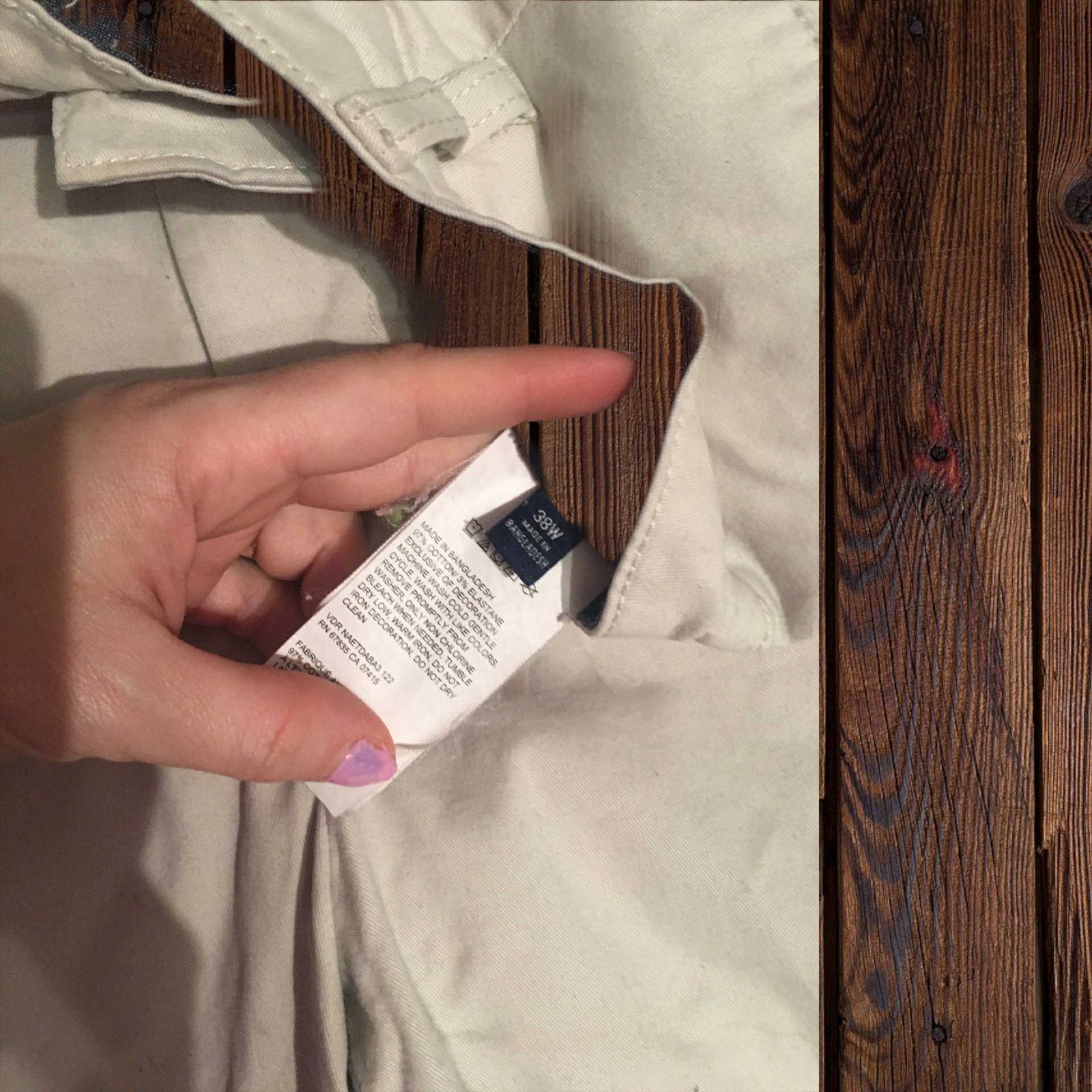 Nautica Nautica Classic Fit Khaki Pleated Rigger Chino Shorts Sz 38W Size US 38 / EU 54 - 4 Thumbnail