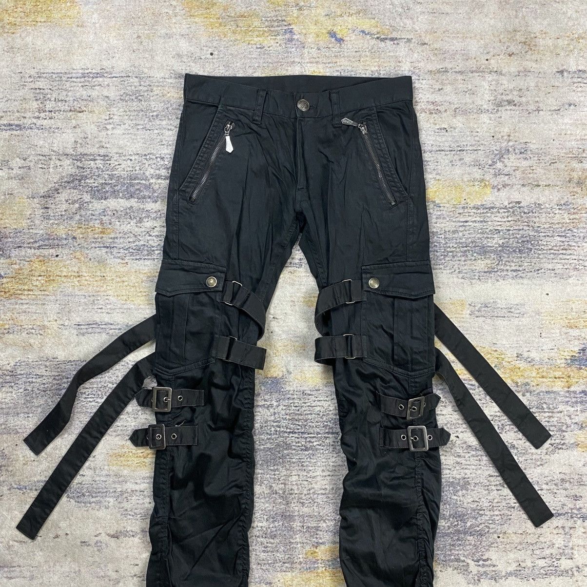 Japanese Brand Berning sho seditionaries bondage pants Size US 29 - 3 Thumbnail
