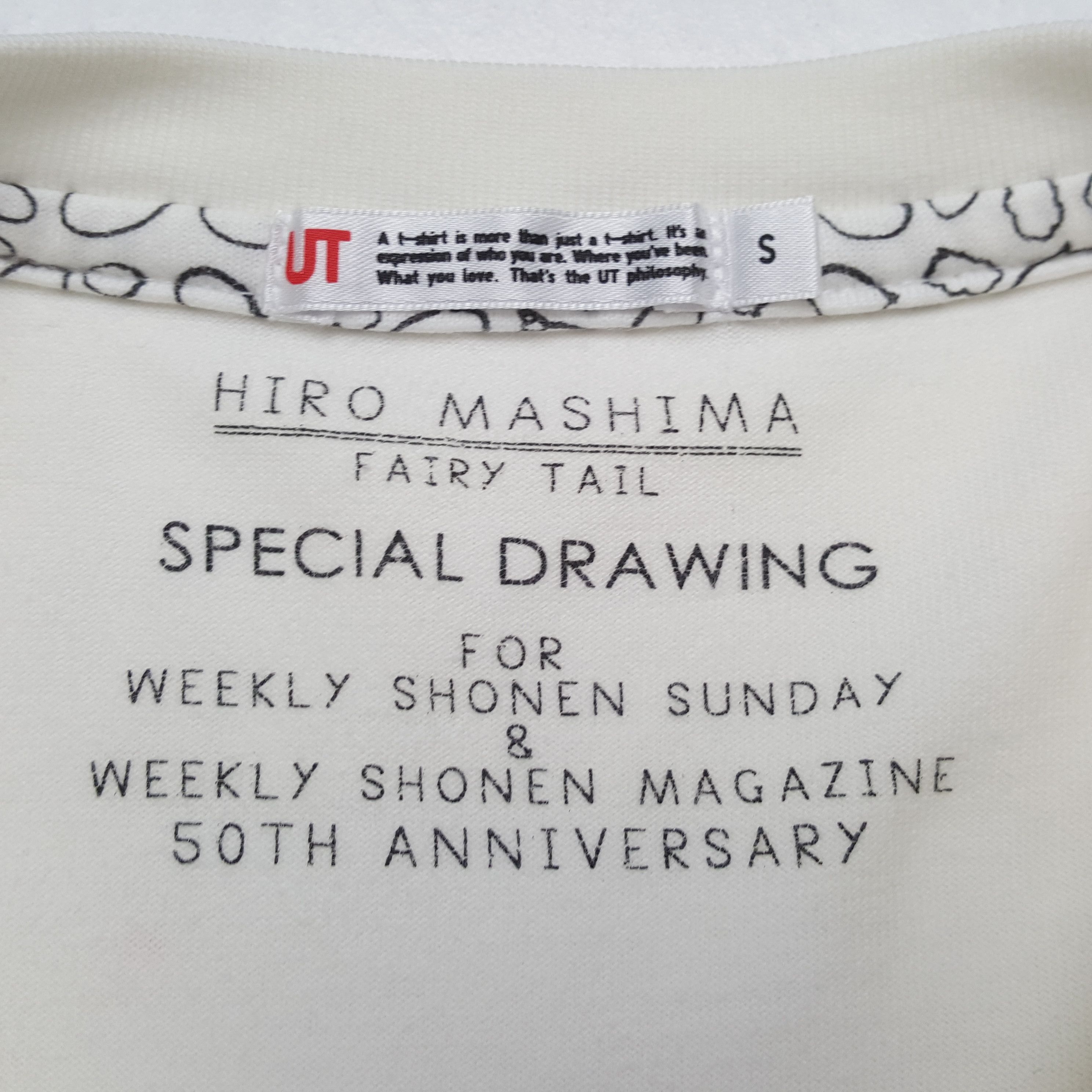 Anime Vintage Hiro Mashima Japanese Anime T-Shirt C319N19 Size US XS / EU 42 / 0 - 4 Thumbnail