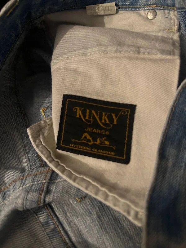 Hysteric Glamour Hysteric Glamour Kinky Jeans Patchwork Studded Denim Size US 29 - 7 Thumbnail