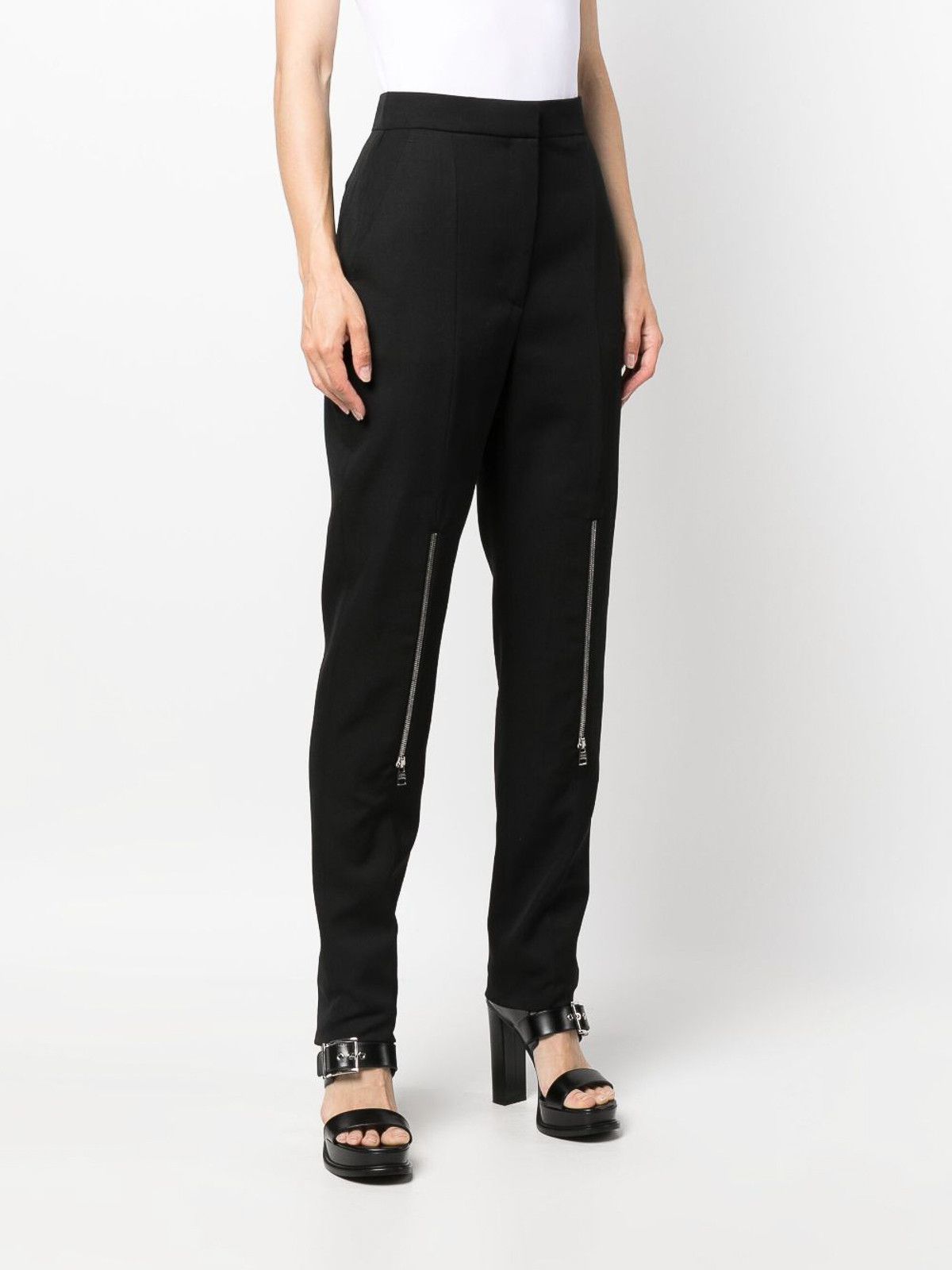 Alexander McQueen o1y0325 Pant in Black Size 30" / US 8 / IT 44 - 4 Thumbnail